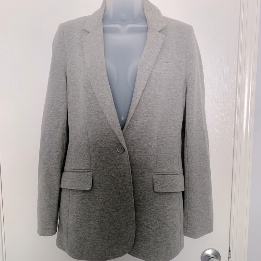 Express Gray Knit Blazer, Small